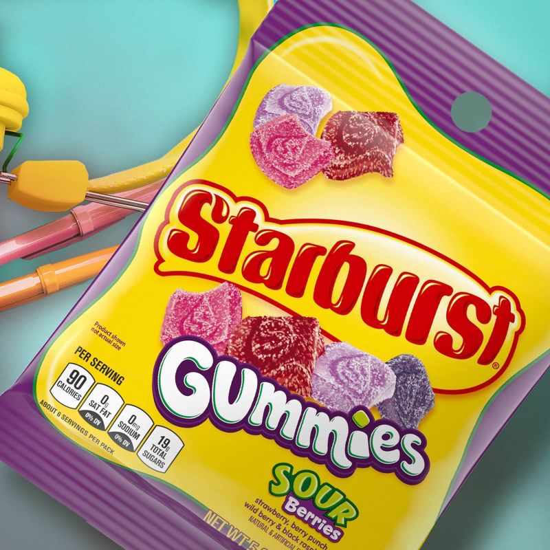 Starburst Sour Berry Gummies Peg - 5.8oz