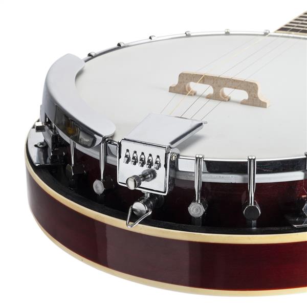 5-String Banjo,Top Grade Exquisite Professional Wood Metal,With Allen Wrench,Screwdriver Tools