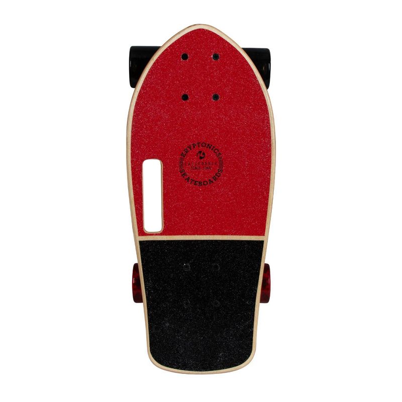 Kryptonics Stubby 19" Cruiser Skateboard - Red