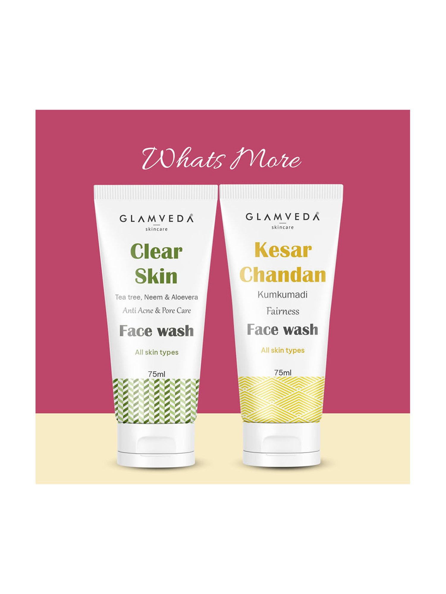 Glamveda Be Bright Skin Brightening and Anti Blemish Face Wash - 75 ml