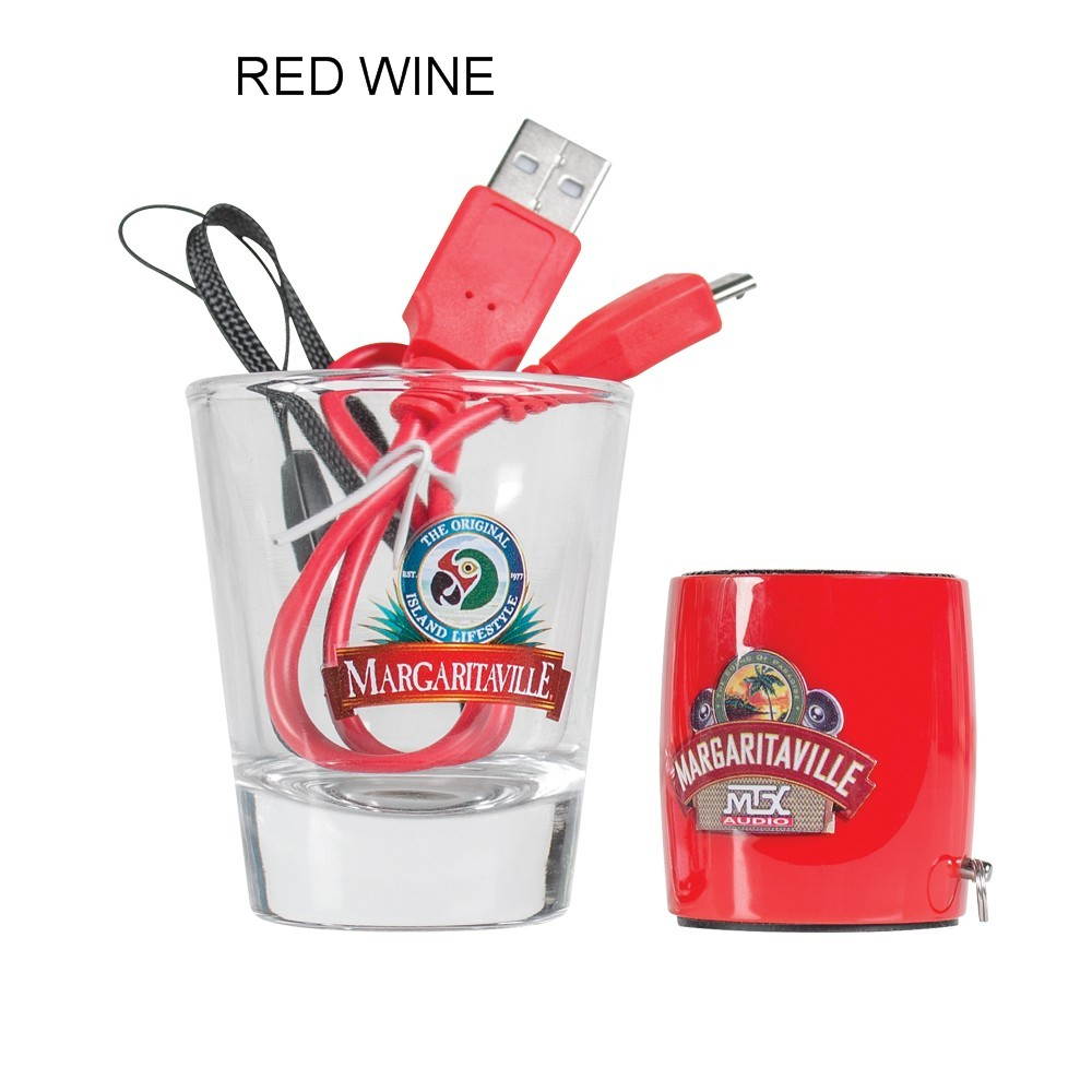 MTX Margaritaville Audio Bluetooth Sound Shot Speaker - Blue | MTX Audio - Serious About Sound&reg;