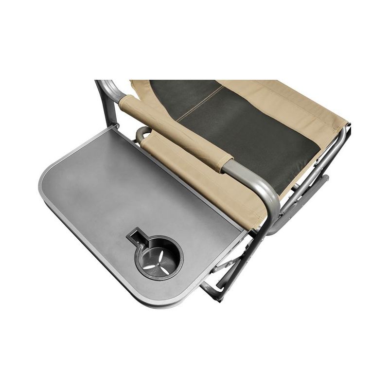 Caravan Canopy Elite Portable Director&rsquo;s Folding Carry Chair, Tan/Black (2 Pack)