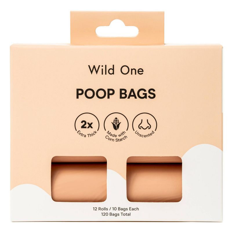 Wild One Dog Poop Bags - 12ct
