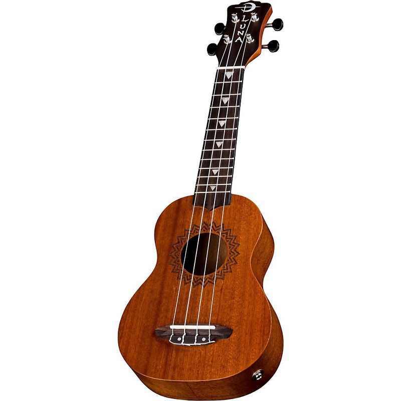 Luna Guitars Vintage Mahogany Soprano Acoustic-Electric Ukulele Satin Natural