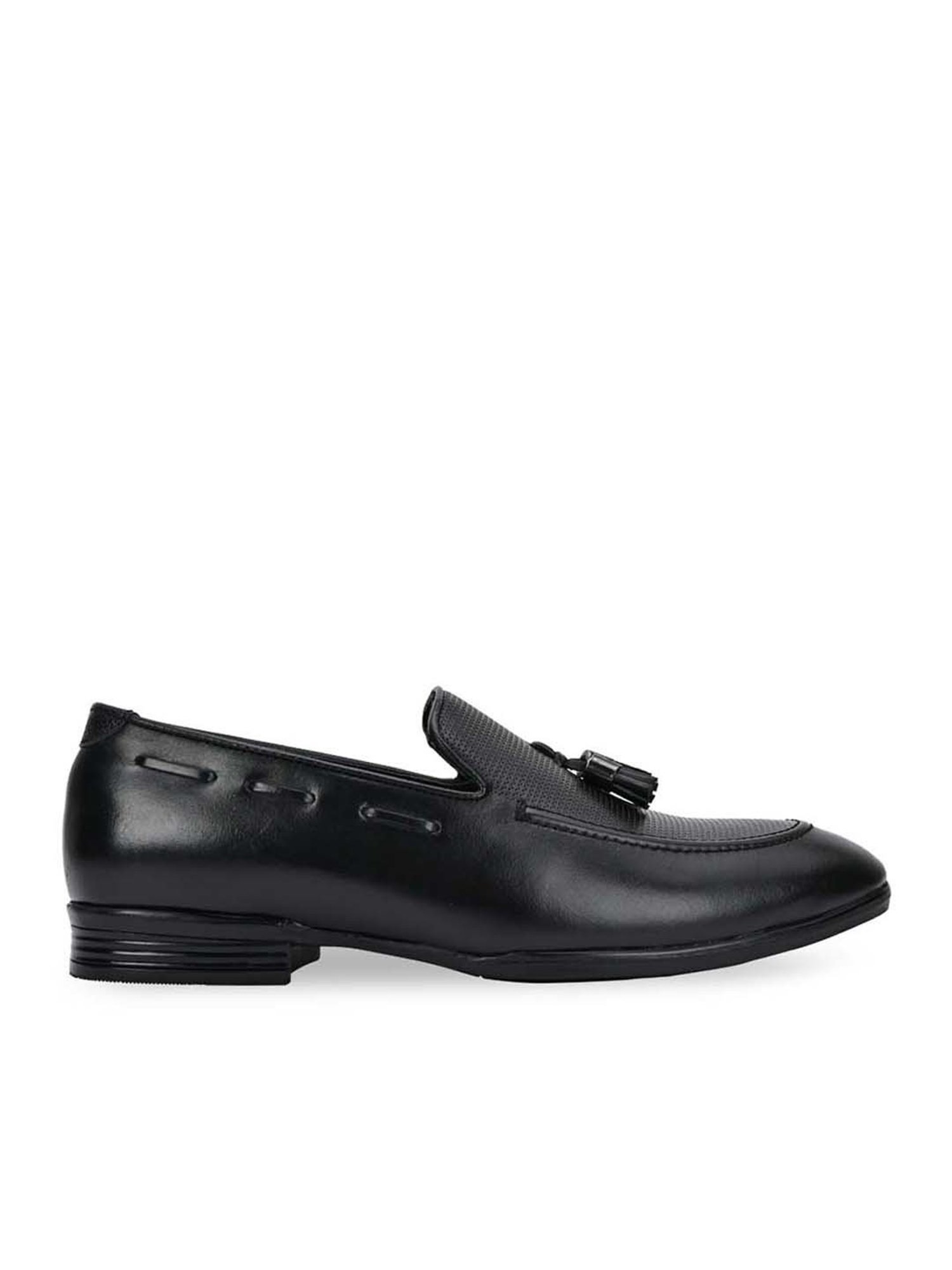 Regal Men's Black Boat Shoes