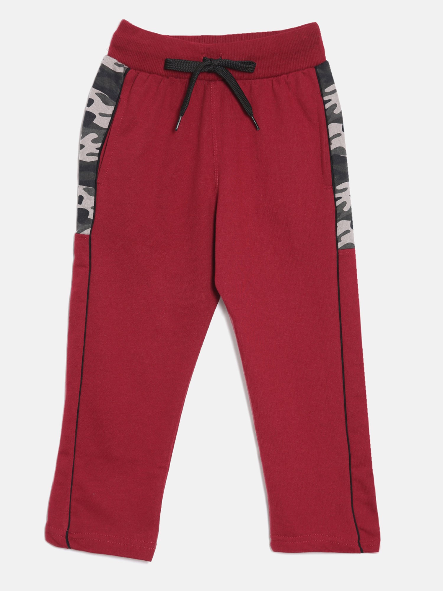 Dixcy Scott Originals Boys Maroon Solid Trackpants