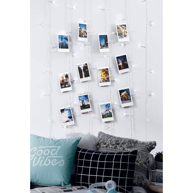 Merkury Photo Clip Curtain LED Lights - Cool White