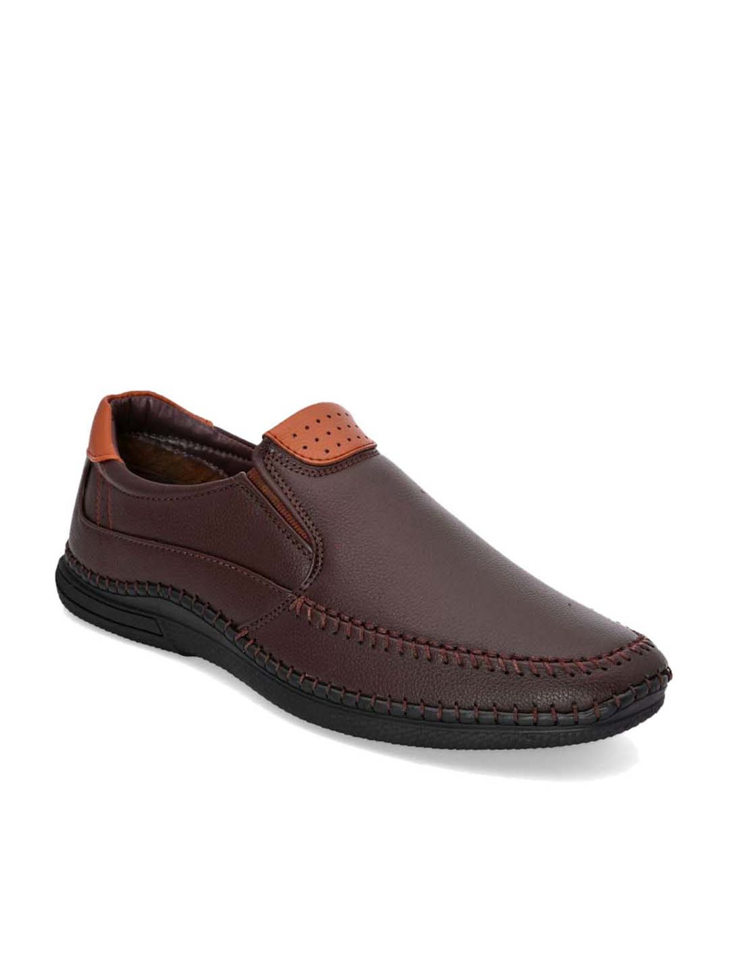 Giorgio Men's Maroon Formal Slip-Ons