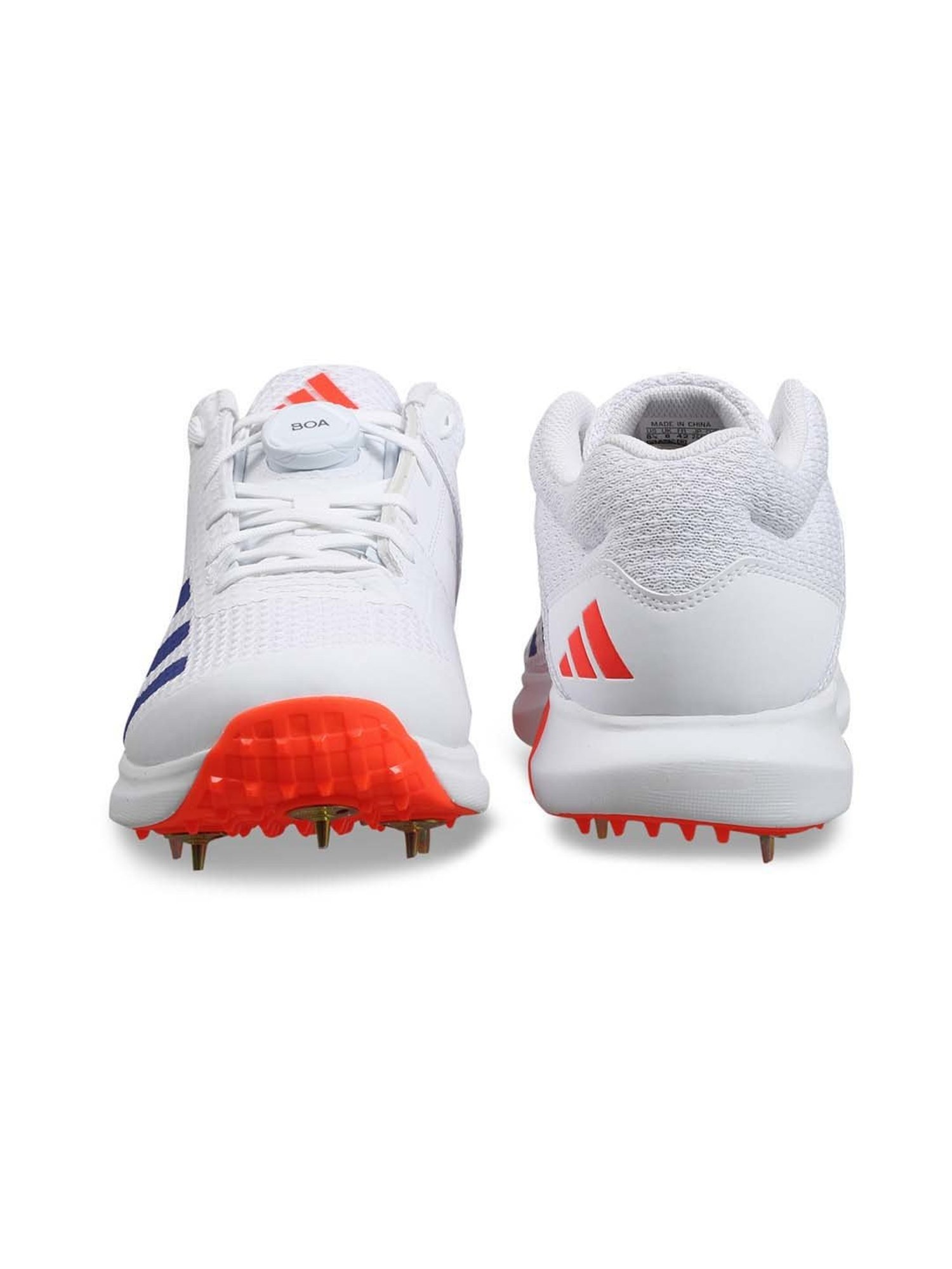 Adidas Men's Adipower Vector Mid 20 White Cricket Shoes