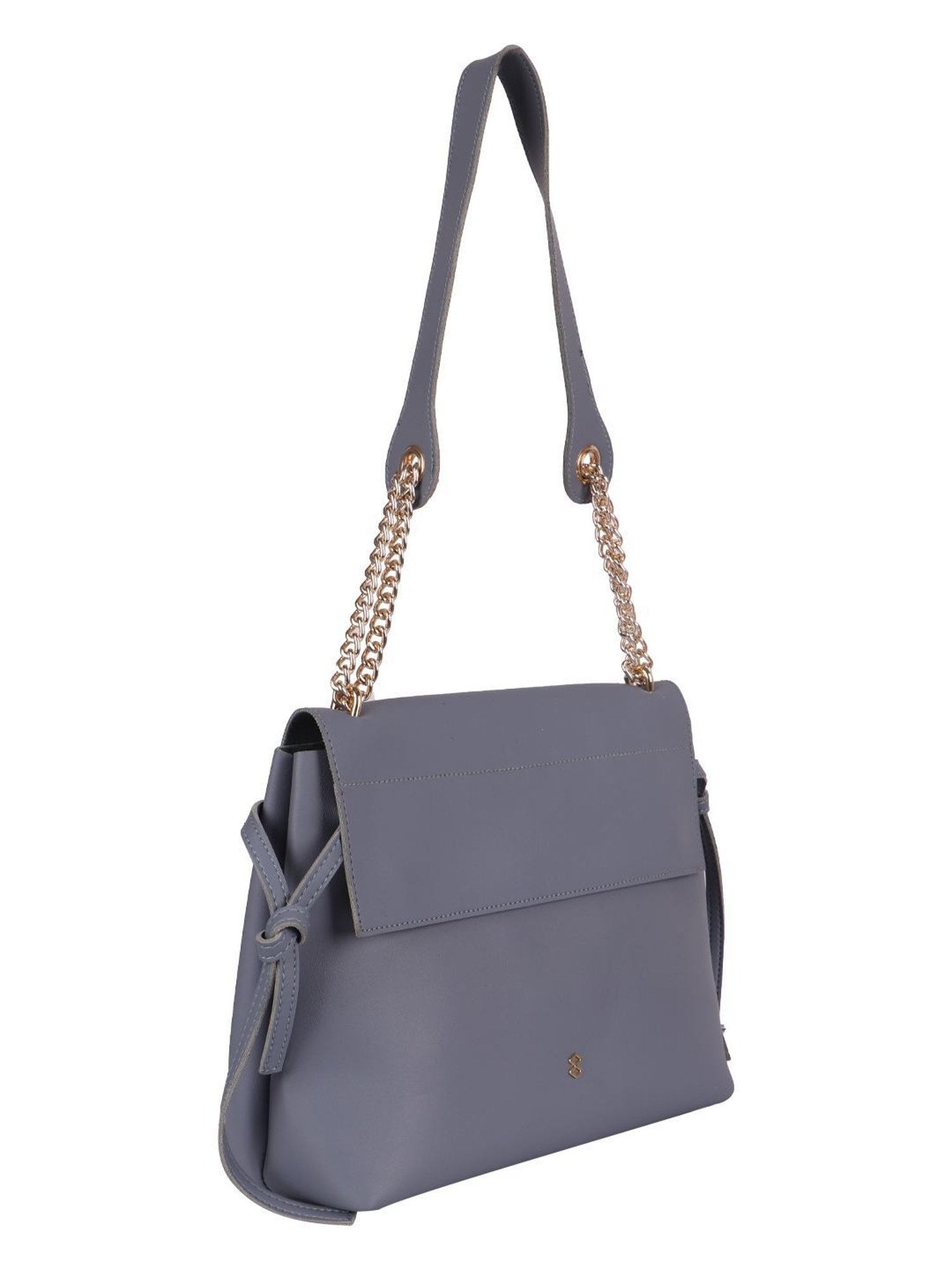 Horra Grey Medium Shoulder Bag