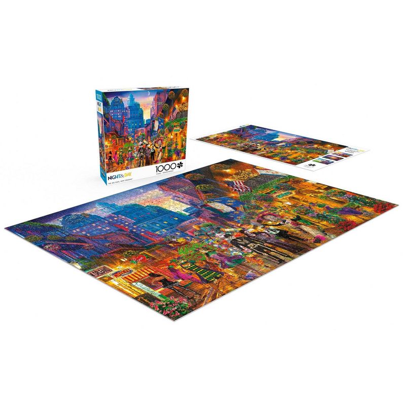 Buffalo Games Night and Day: The Big Easy Jigsaw Puzzle - 1000pc