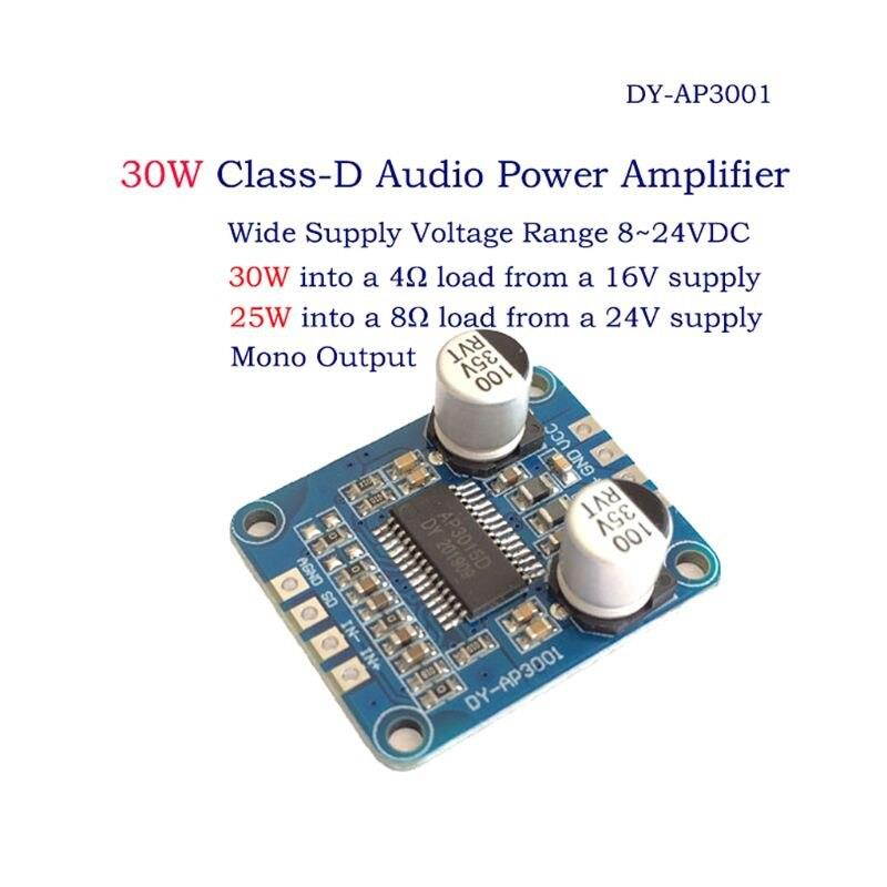 YDA138 DC12V 2A 2x15W Bluetooth Amplifier Module Digital Audio Board Class D Channel Power Amplifier For Yamaha