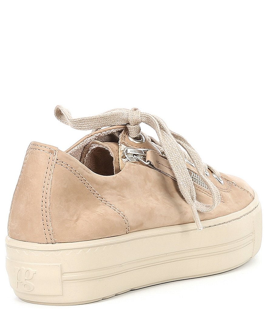 Paul Green Harper Side Zip Lace-Up Sneakers