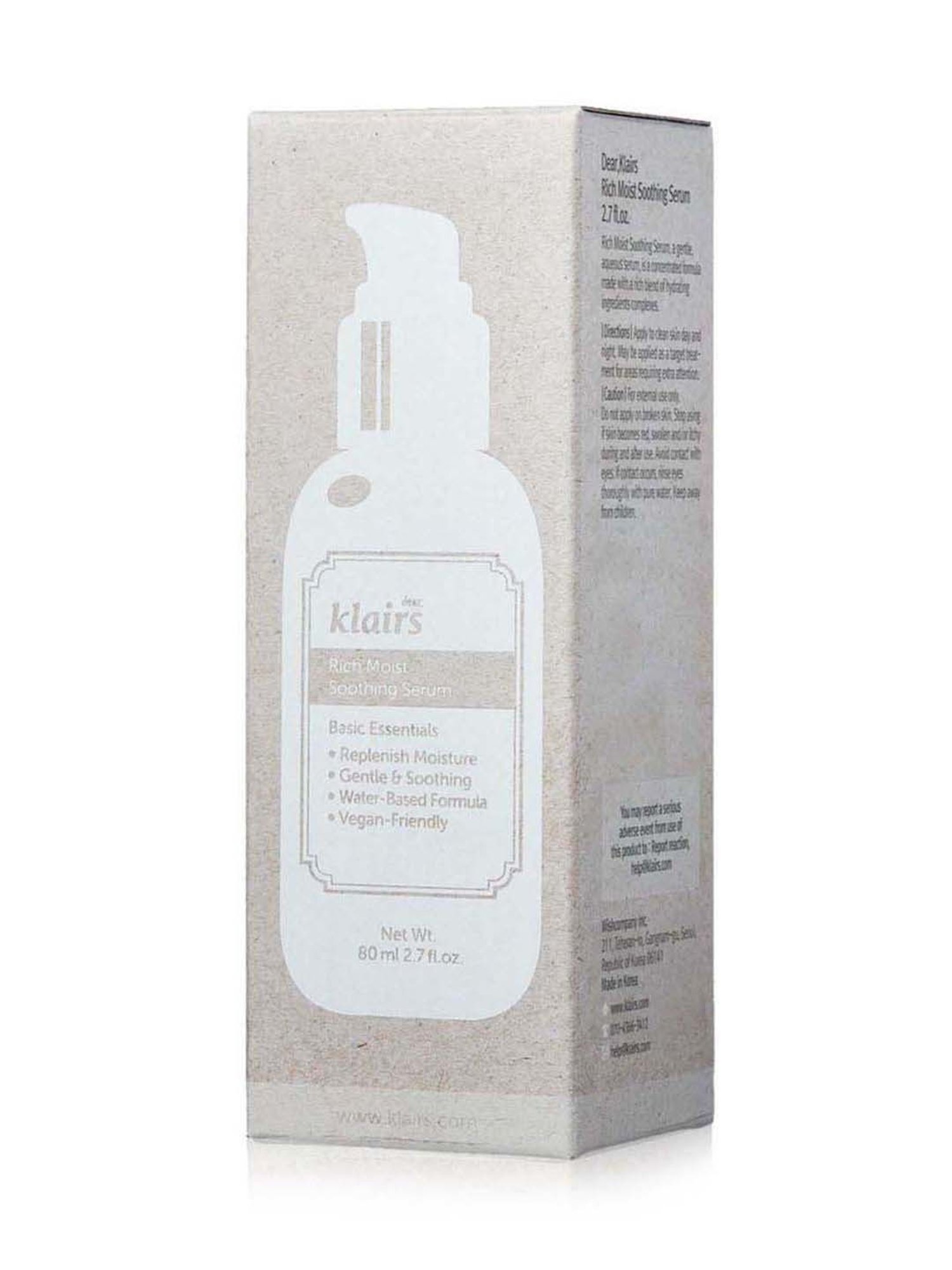 Dear Klairs Rich Moist Soothing Serum 80 ml