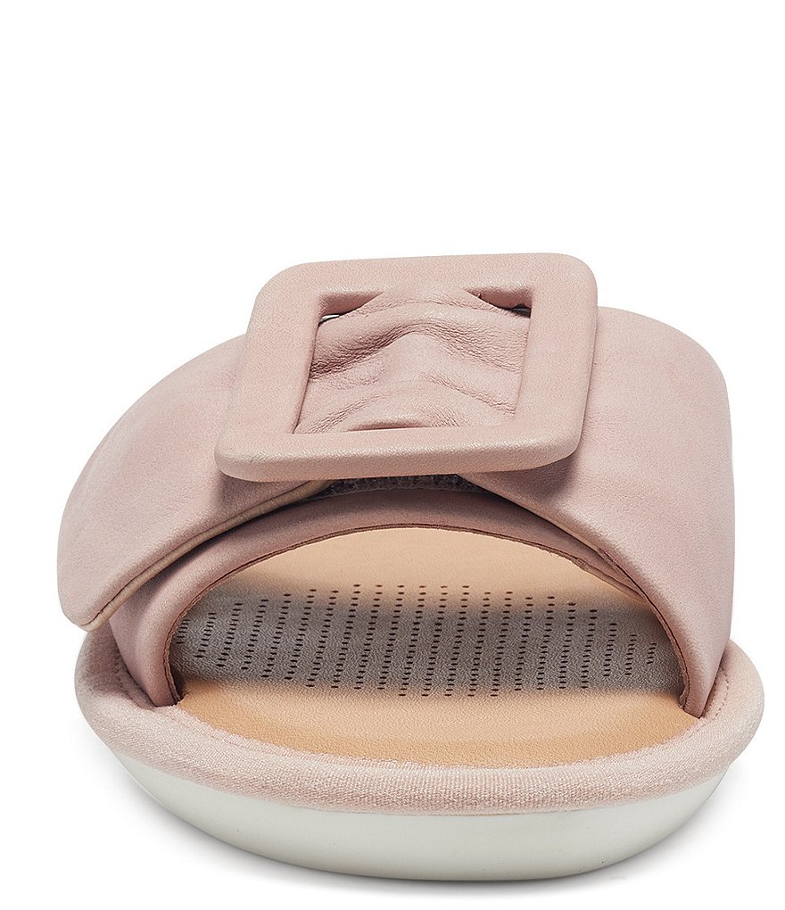 CC Corso Como Bahlia Nubuck Buckle Slide Sandals