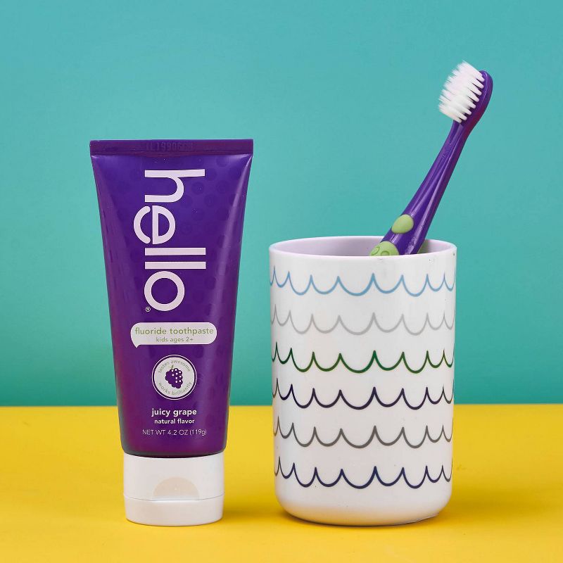 hello Kids' Juicy Grape Fluoride Toothpaste - 4pk
