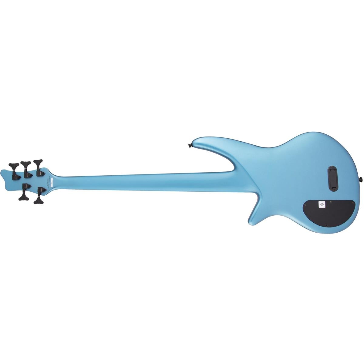 Jackson SBX V X Series Spectra Bass 5-String Bass Guitar, Electric Blue