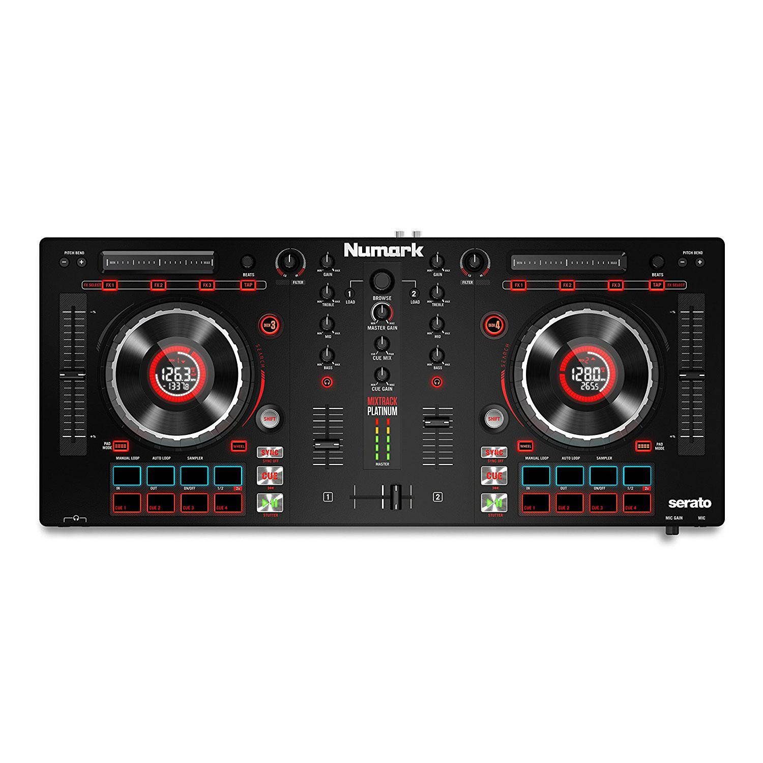 Numark Mixtrack Platinum DJ Controller With Jog Wheel Display