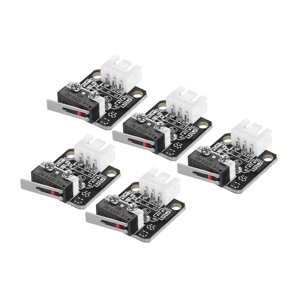Creality 3D Printer Parts End Stop Limit Switch 3 Pin for 3D Printer CR-10 Series Ender-3, 5 Pieces
