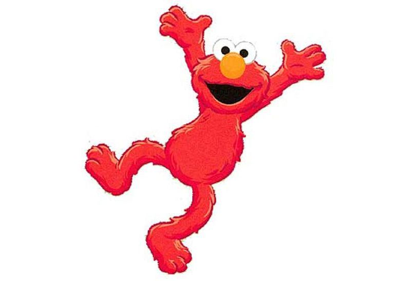 Elmo Time to Learn Large Wall Accent Mural - Sesame Street..