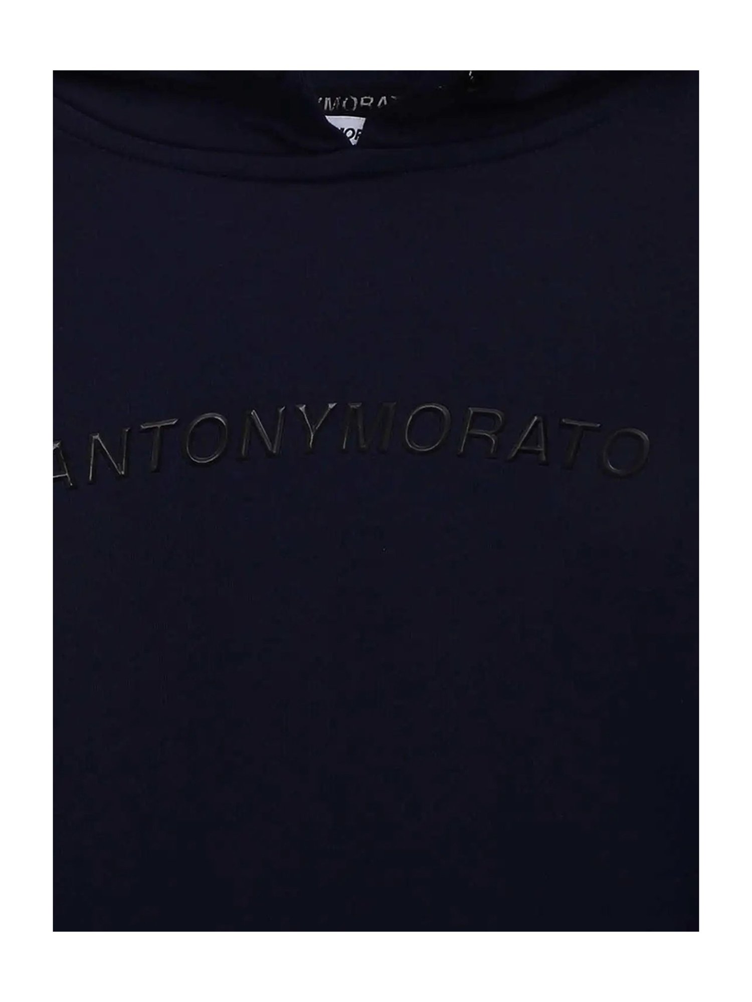 Antony Morato Kids Indigo Logo Print  Hoodie