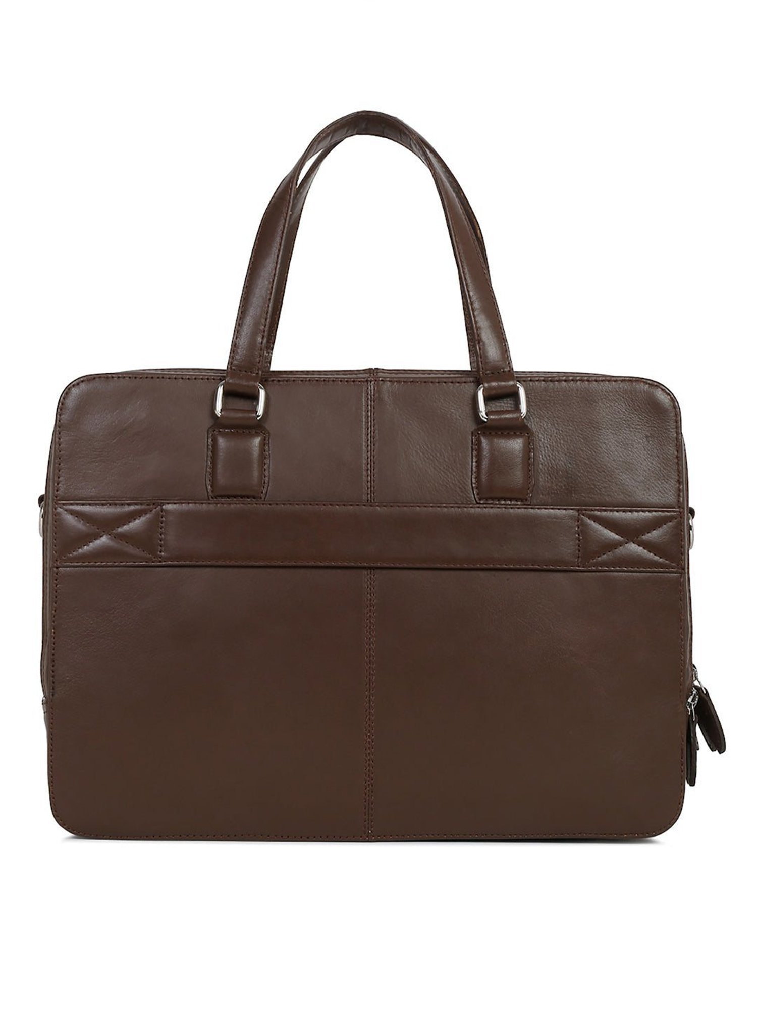 Louis Stitch Brown Leather Medium Multifunctional Executive Laptop Bag