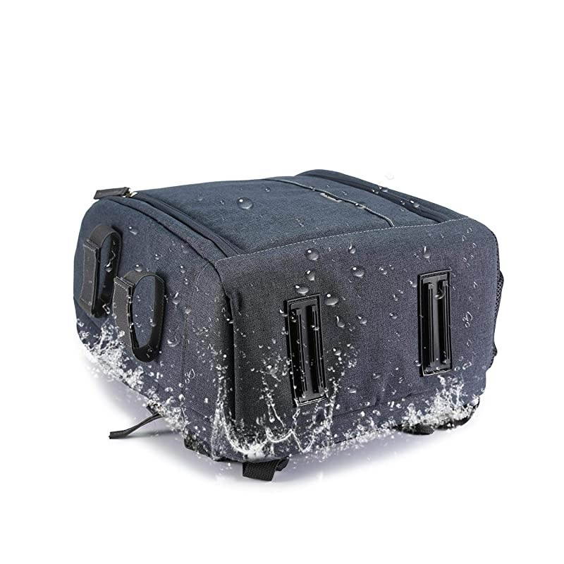 Camera Backpack PhotoBackpack Waterproof with Laptop Compartment/Tripod Holder for Nikon,Canon,Sony,Panasonic (Grey)