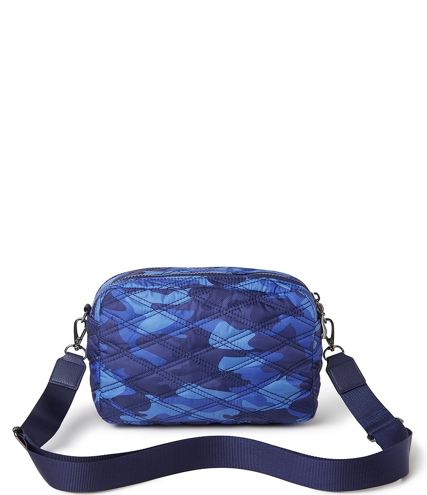 Baggallini Quilted Multi-Compartment Double Zip Crossbody Bag