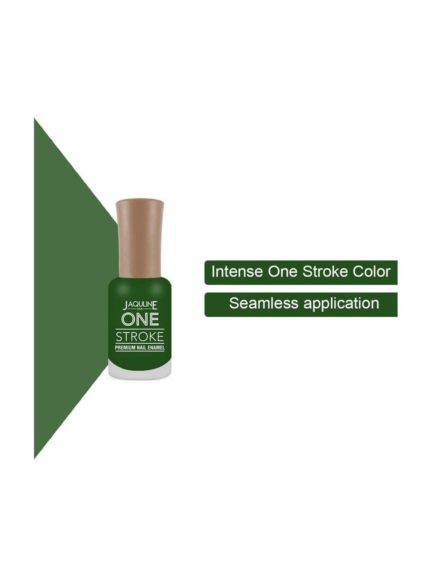 Jaquline USA One Stroke Premium Nail Enamel One Stroke Green Twist - 8 ml