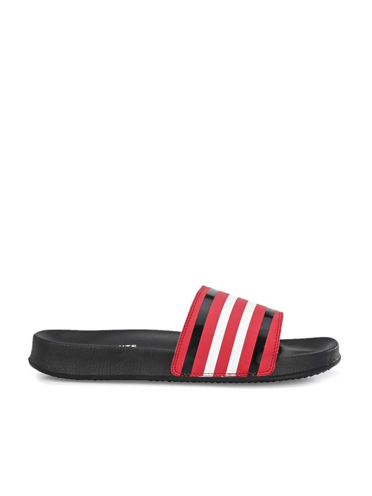 OFF LIMITS Men's Red & White Slides