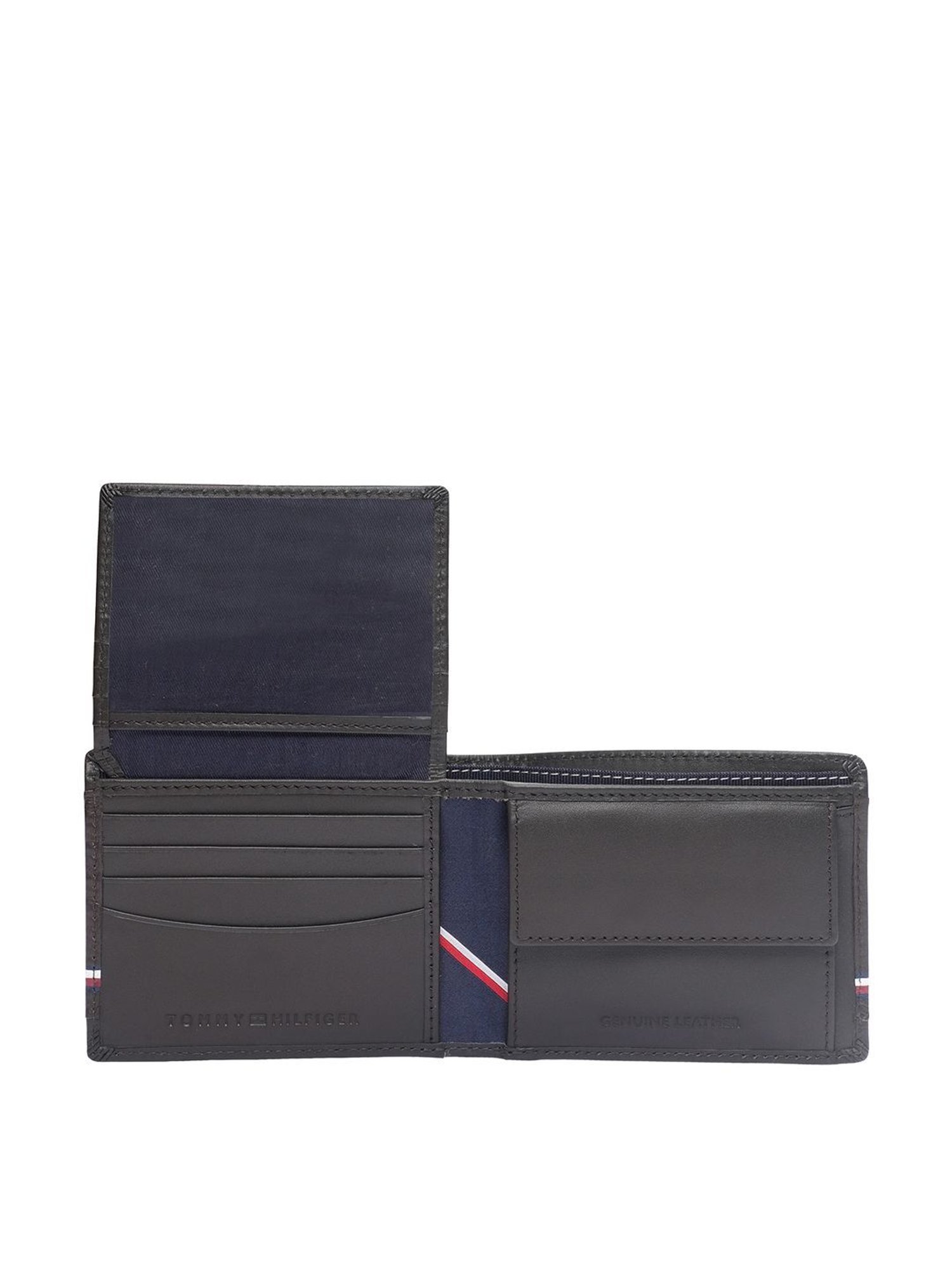 THE HOLISTIK Revival Black & Maroon Casual Leather Bi-Fold Wallet for Men
