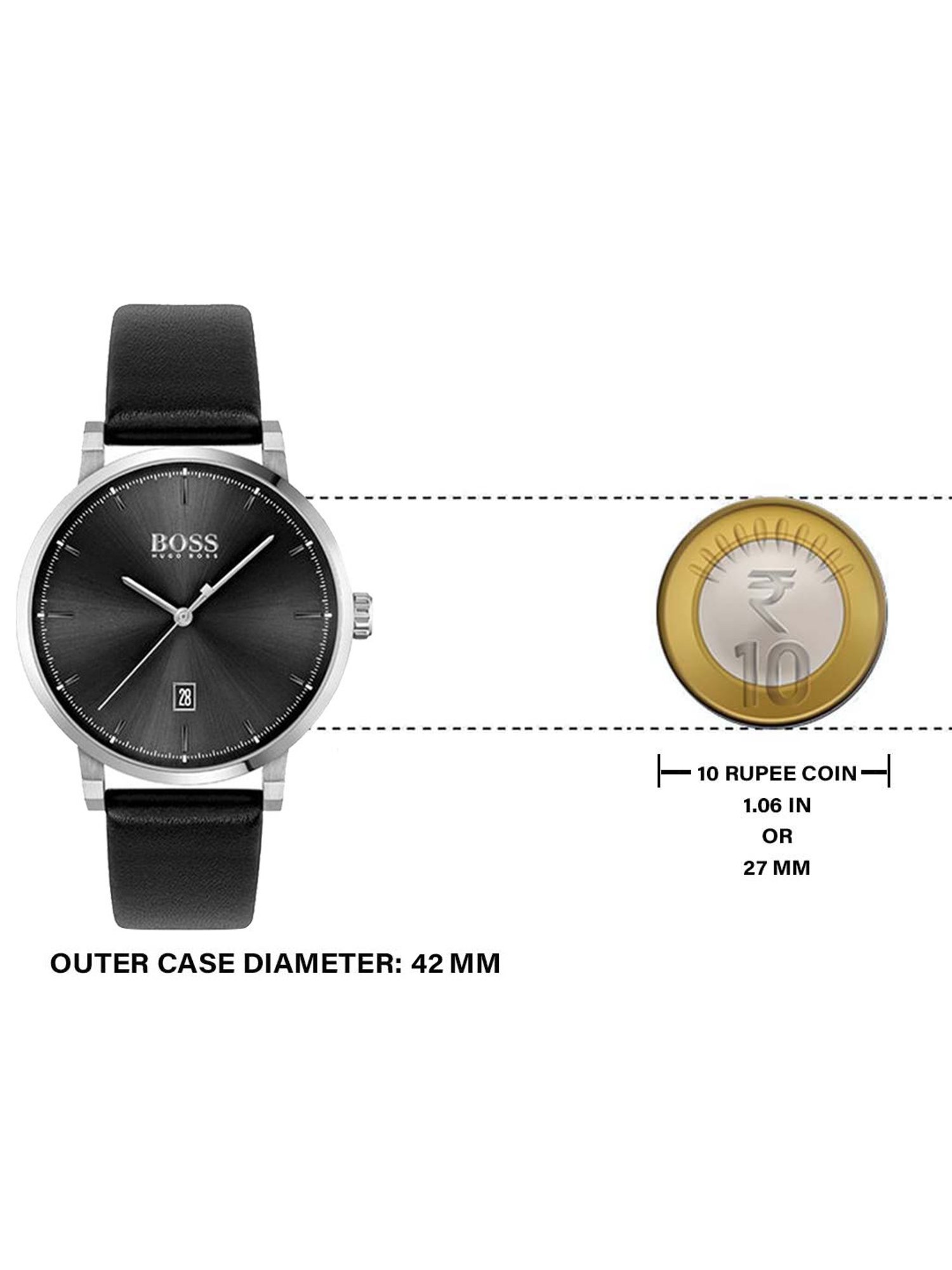 BOSS 1570145 Confidence Analog Watch for Men with Bracelet