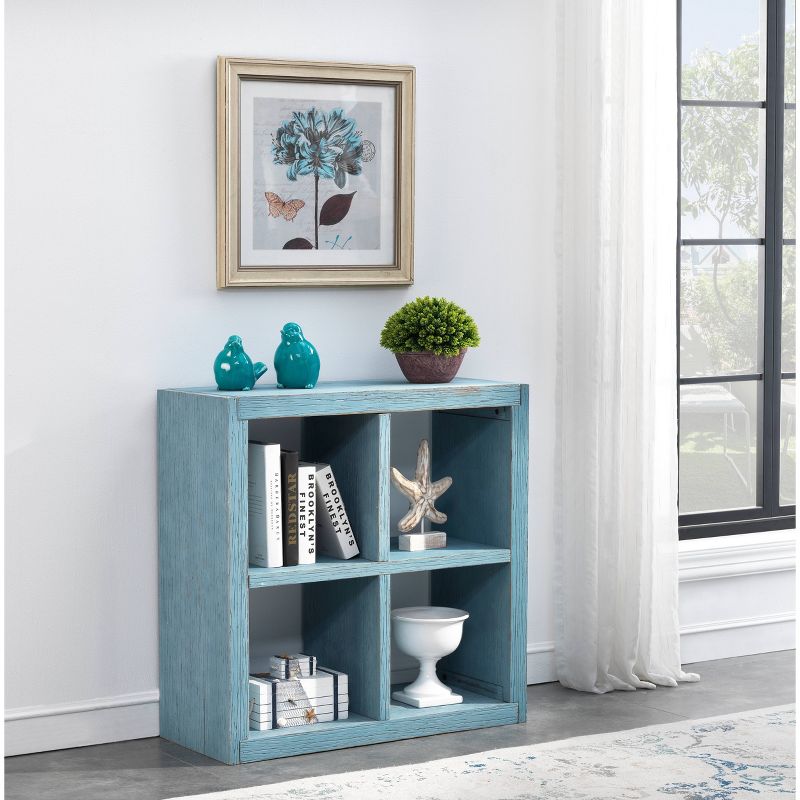 31.5" Coutler Display Cube Blue - Treasure Trove Accents