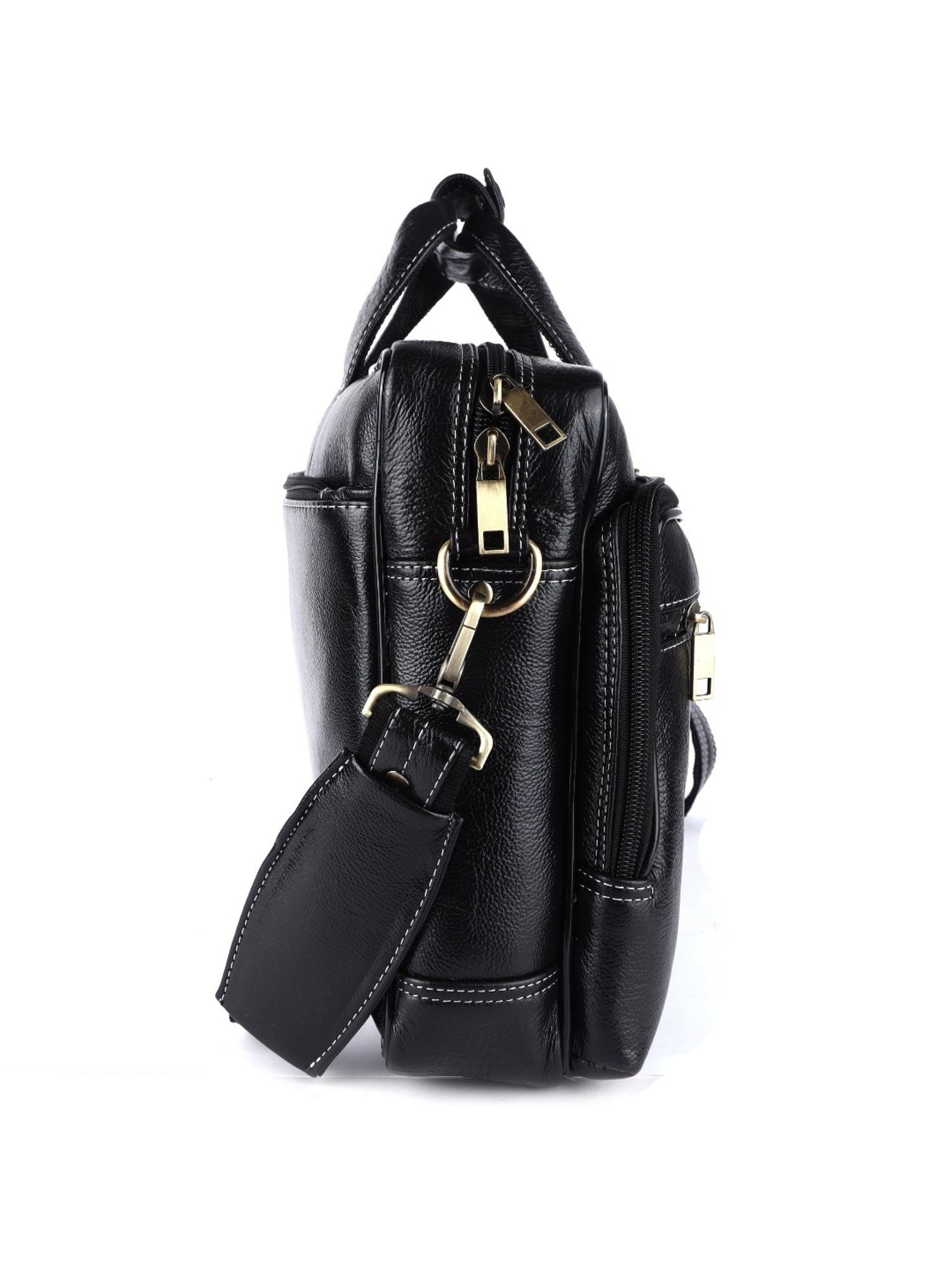 Priority Navy Synthetic Medium Messenger Bag