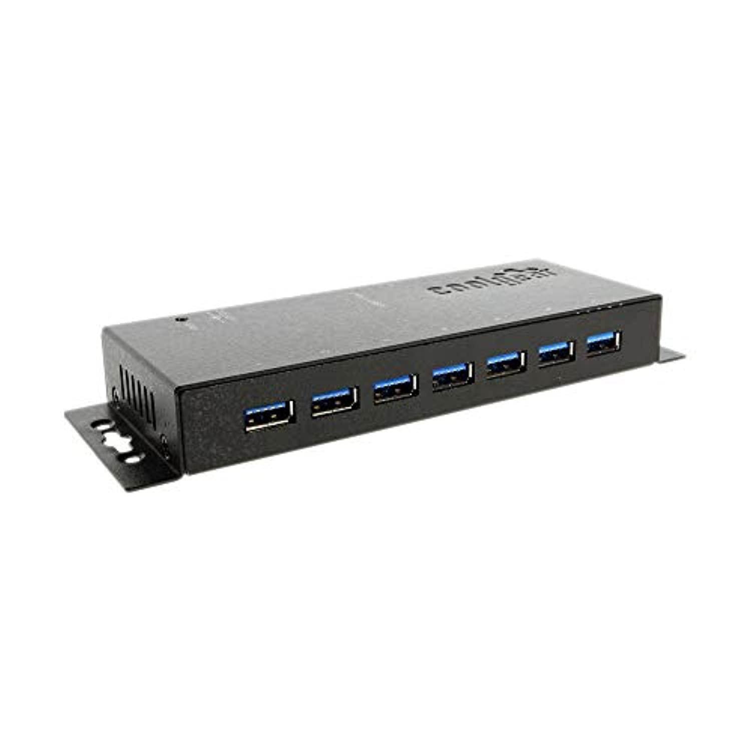 Coolgear 7-Port USB 3.0 Hub w/ Surge Protection  36W AC Adapter