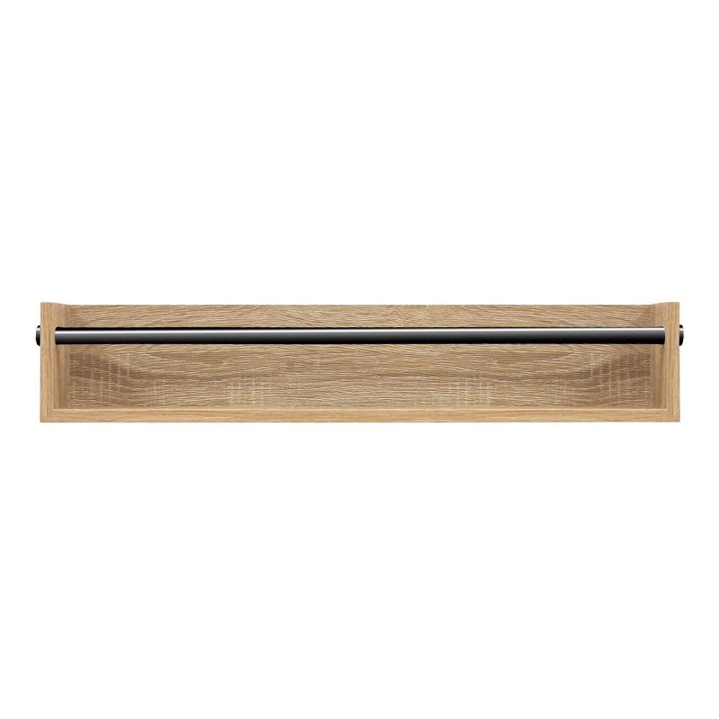 24" x 10" Utility Rack Shelf White Oak - InPlace