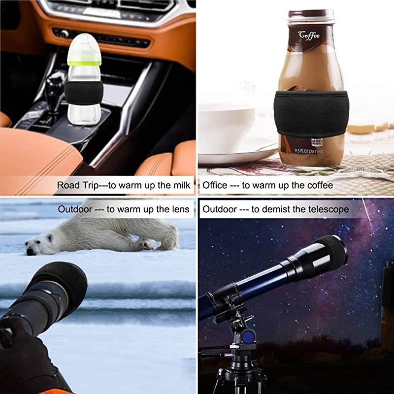 Heater Warmer Dew Heater with Temperature Regulator Strip for Ice Fog Universal Camera Telescopic Bottle Heating(Hot-3)