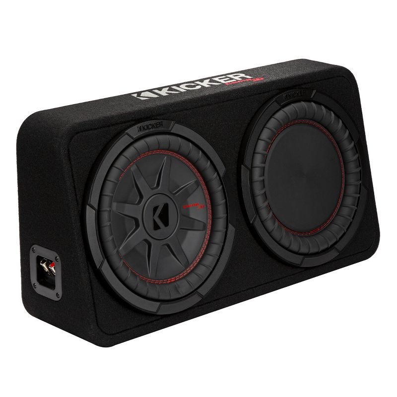 Kicker 48TCWRT102 CompRT Dual 10" 2-Ohm Subwoofer Enclosure