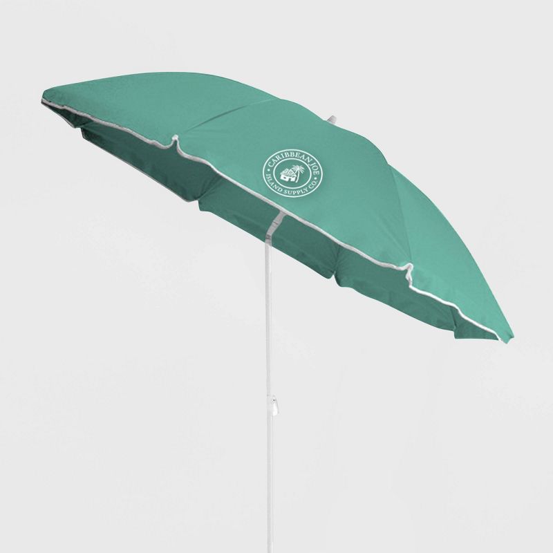 Caribbean Joe Outdoor Beach Stick Umbrella - Mint