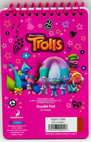NEW DreamWorks Trolls Movie Stationery Pack Dont Be Smug Give A Hug