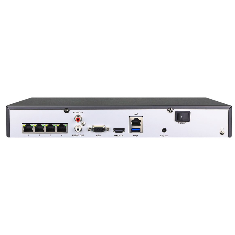 LTS LTN8704Q-P4 1TB 4CH HD 4K Megapixel IP 4 POE Ports 40Mbps to 8MP ONVIF NVR