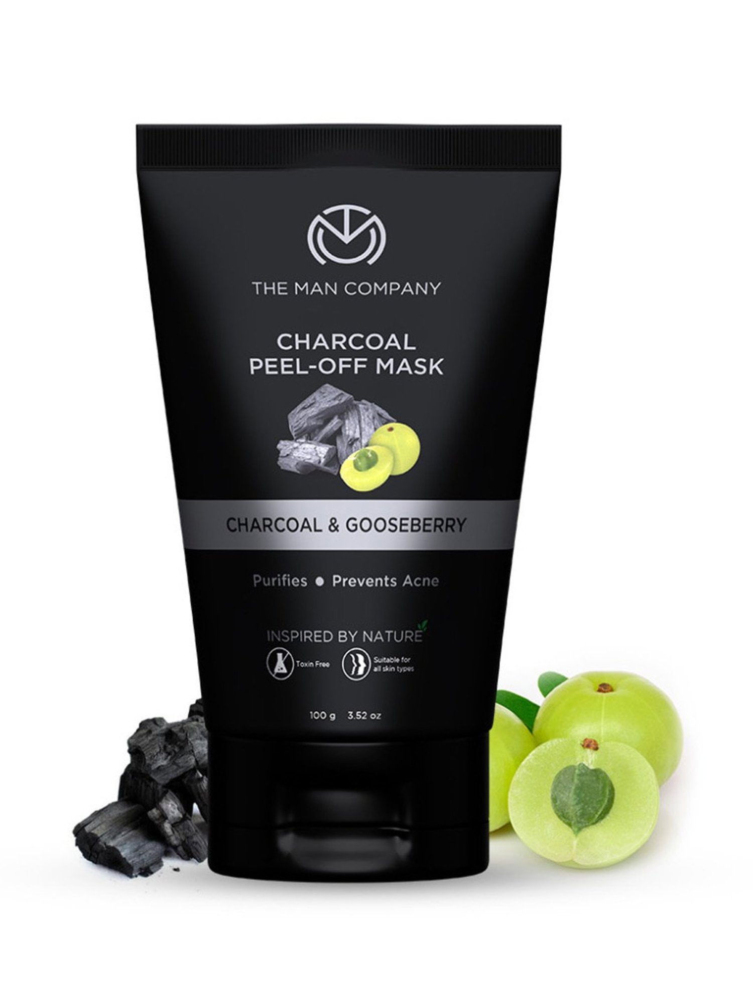 The Man Company Charcoal Peel Off Mask - 100 gm