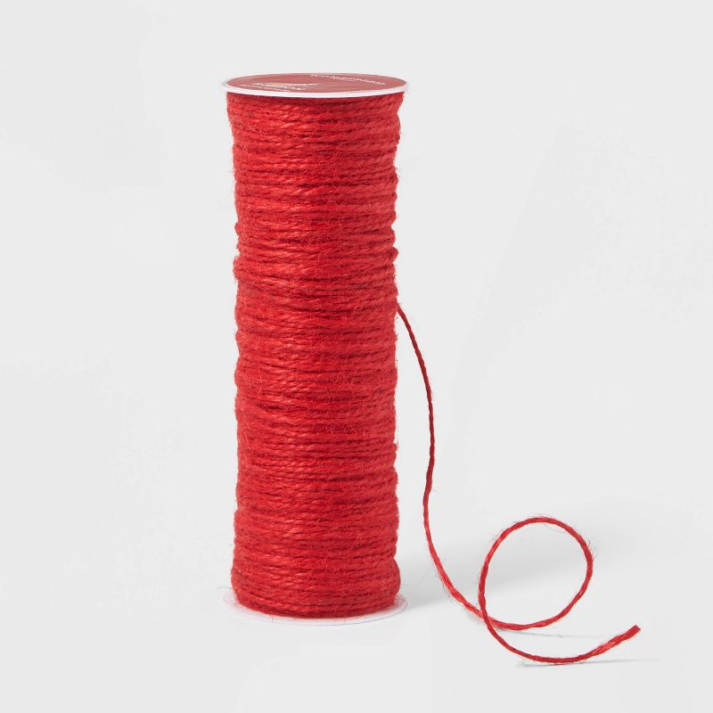 Ribbon Red Jute - Wondershop™