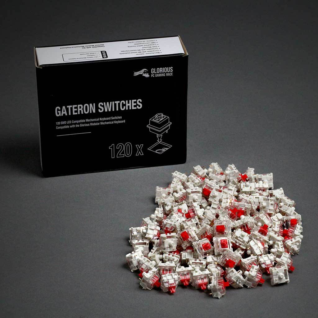 Gateron Red SMD-LED Compatible Mechanical Keyboard Switches