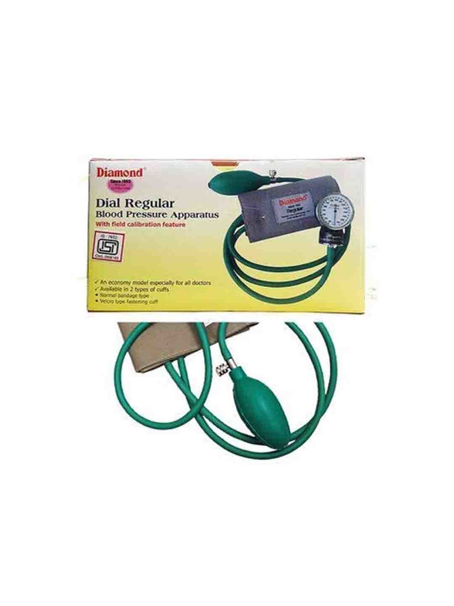 Diamond Dial Regular Blood Pressure Apparatus (Green)