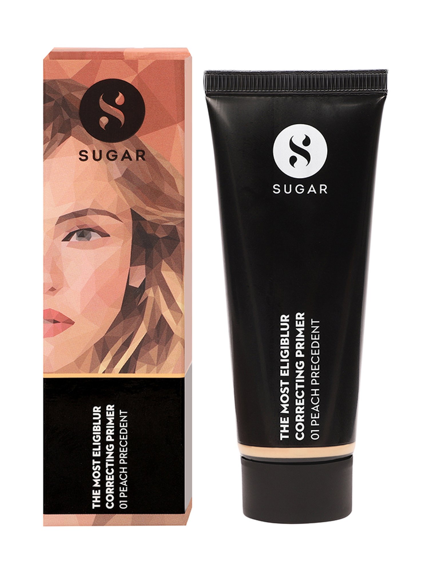SUGAR Cosmetics The Most Eligiblur Correcting Primer 01 Peach Precedent - 30 gm