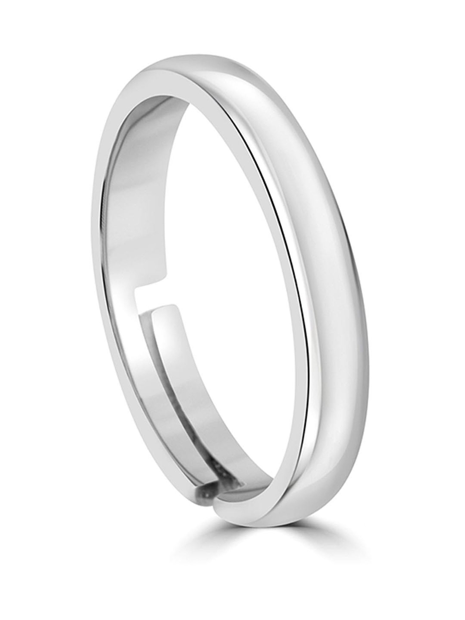 March by FableStreet 92.5 Sterling Silver Timeless Love Couple Casual Ring