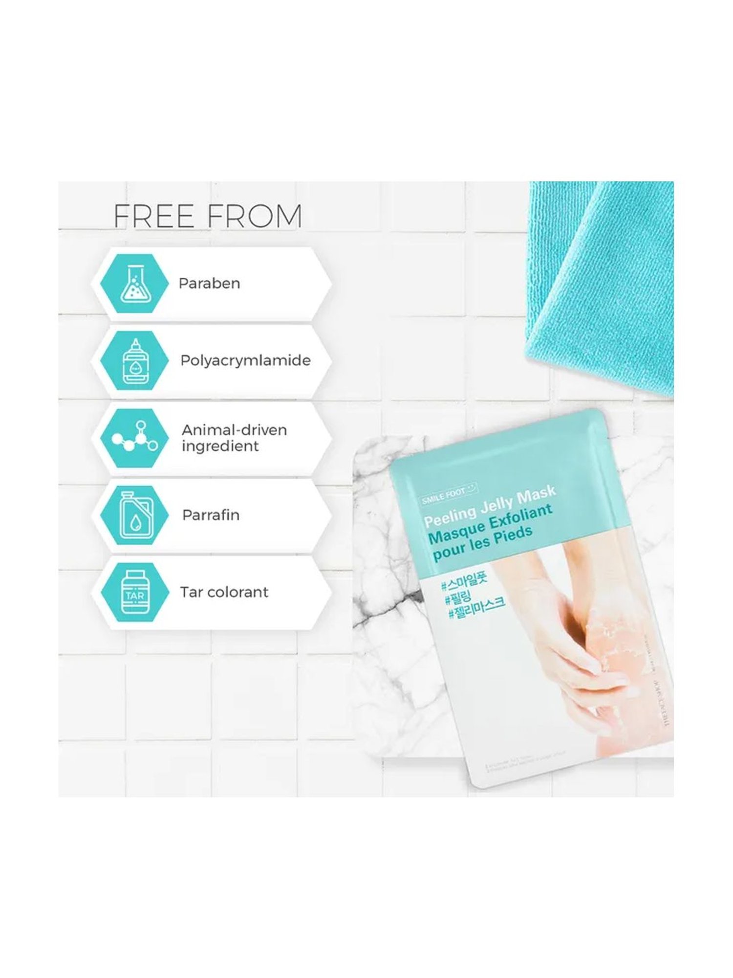 The Face Shop Smile Foot Peeling Jelly Mask