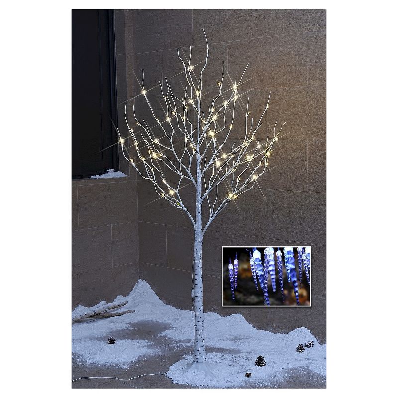 Lightshare 6' LED Birch Tree Decoration Light - Warm White Lights