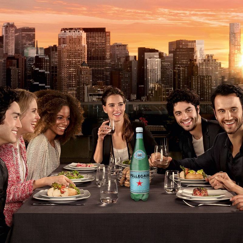 S.Pellegrino Sparkling Natural Mineral Water - 33.8 fl oz.